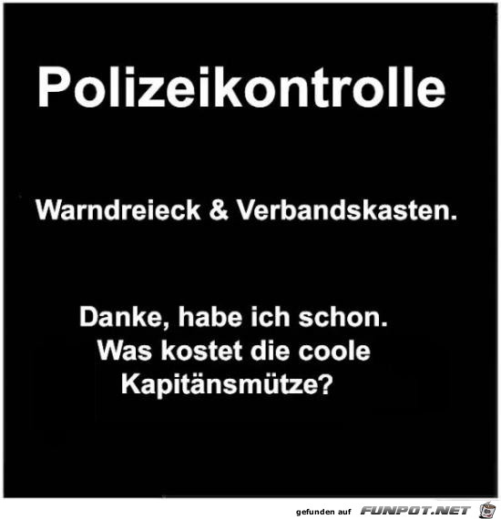 Polizeikontrolle.....