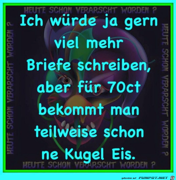 Ich wuerde ja gerne mehr Briefe schreiben Ich wuerde ja gerne mehr Briefe schreiben