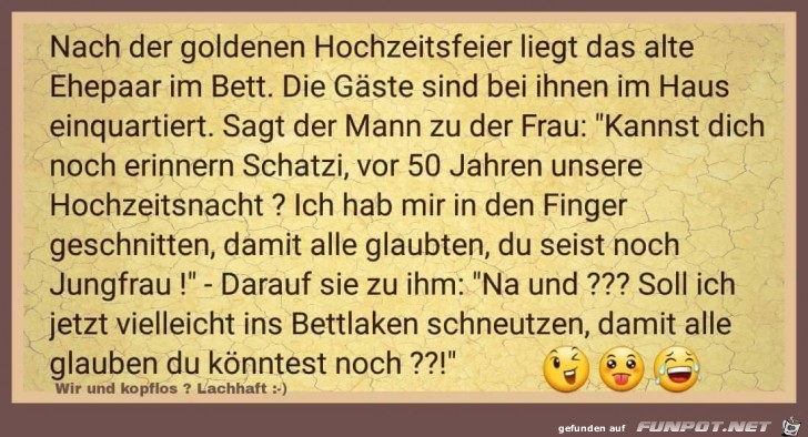 Goldene Hochzeitsfeier Goldene Hochzeitsfeier