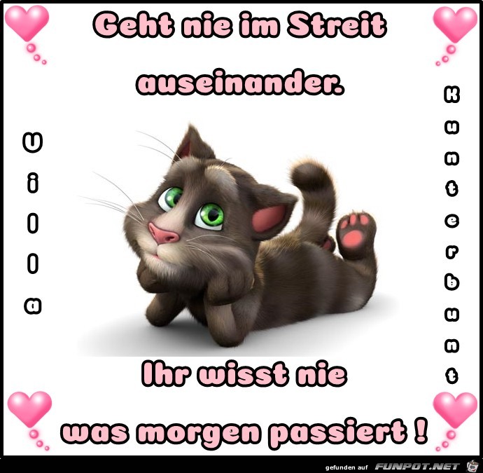 Geht nie im Streit Geht nie im Streit