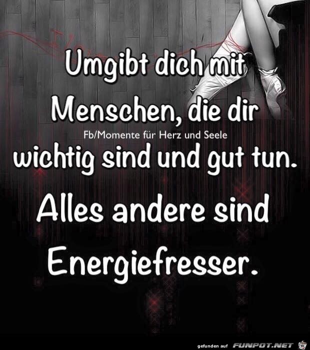 Umgib Dich mit Menschen, die... Umgib Dich mit Menschen, die...