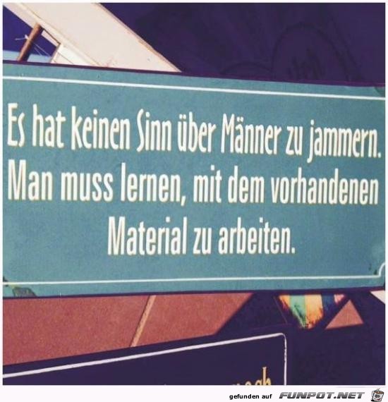 keinen Sinn zu jammern...... keinen Sinn zu jammern......