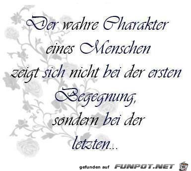 der wahre Charakter.......