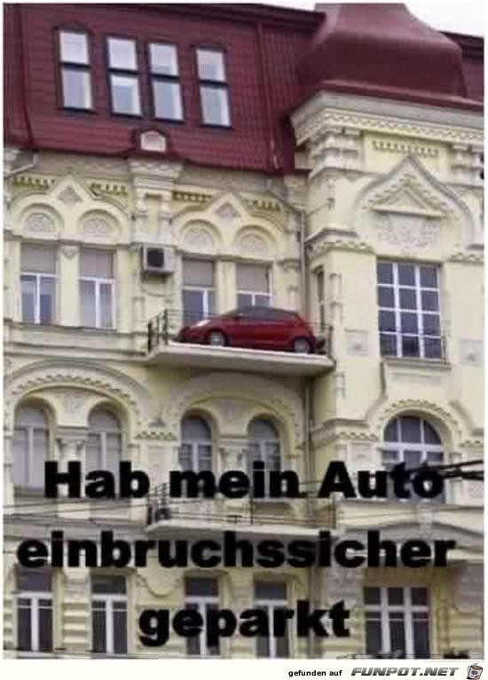 Auto geparkt....