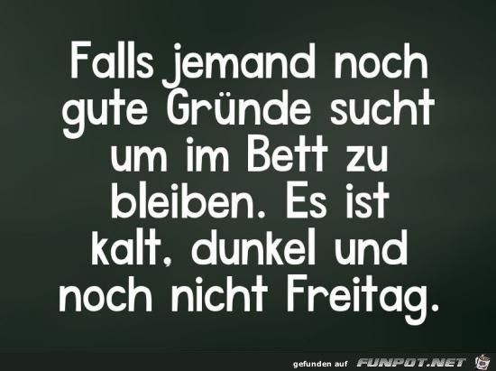 im Bett bleiben...... im Bett bleiben......