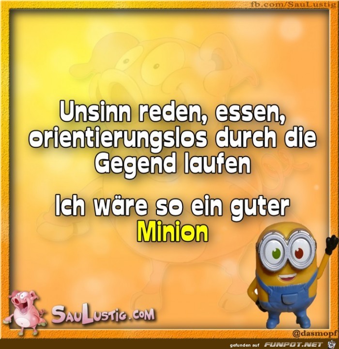 Unsinn reden, essen orientierungslos... Unsinn reden, essen orientierungslos...