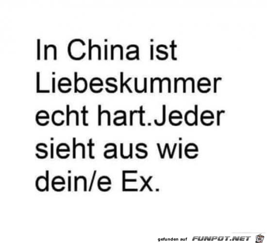 Liebeskummer in China..... Liebeskummer in China.....