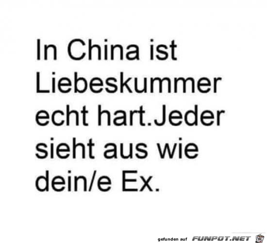 Liebeskummer in China.....