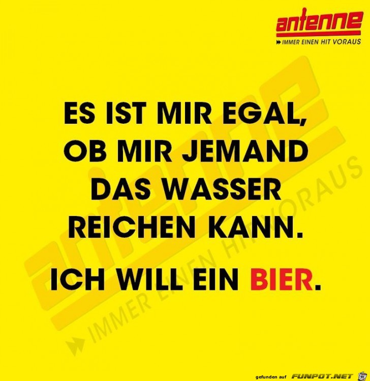 Es ist mir egal... Es ist mir egal...