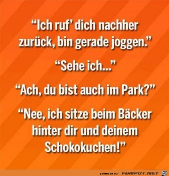 bin joggen..... bin joggen.....