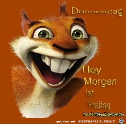 Donnerstag... Donnerstag...