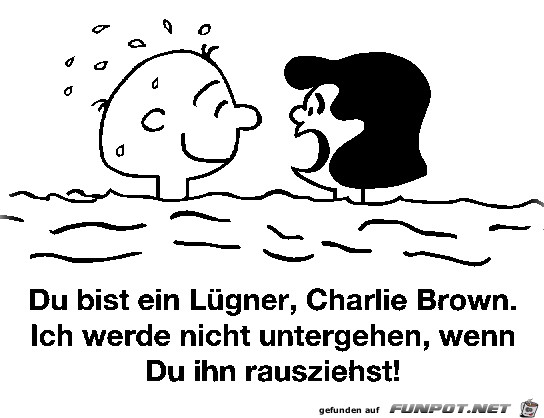 Du bist ein Lgner Charly Brown