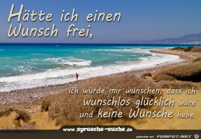 Haette ich einen Wunsch frei... Haette ich einen Wunsch frei...