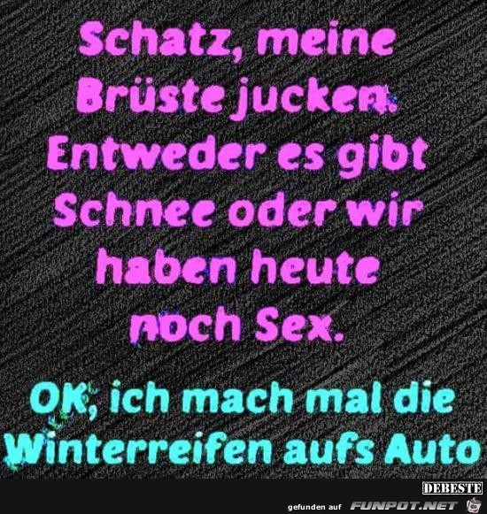 Brueste jucken...... Brueste jucken......