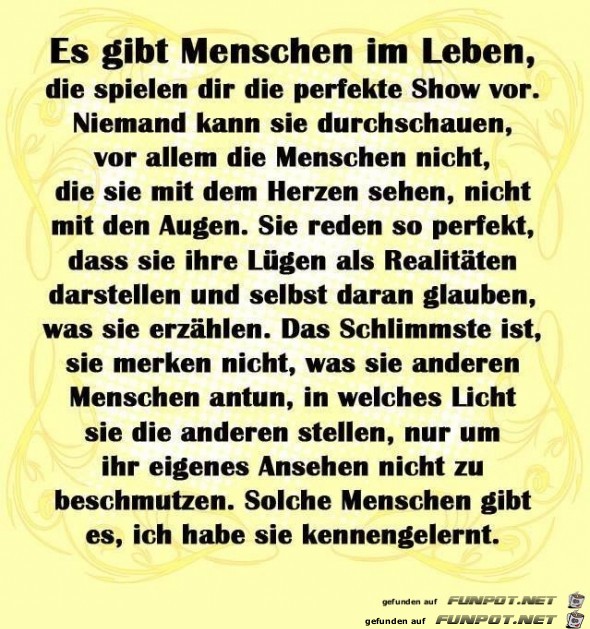 es gibt Menschen im Leben....... es gibt Menschen im Leben.......