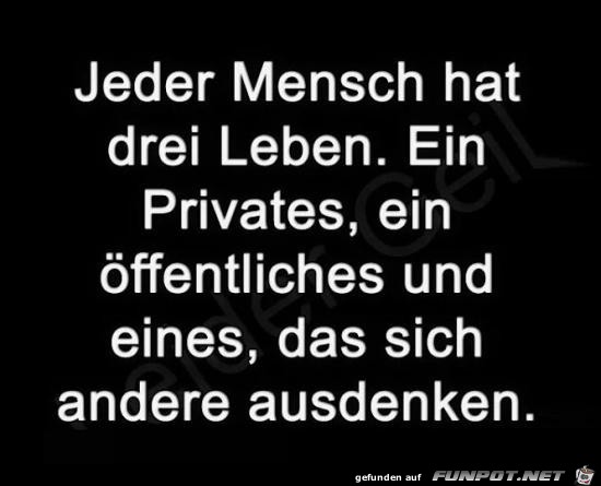 drei Leben...... drei Leben......
