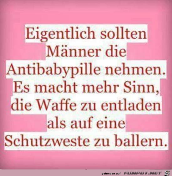 eigentlich sollten Maenner.....