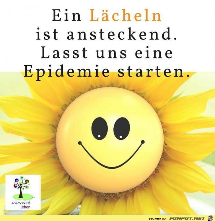 Lcheln ist ansteckend