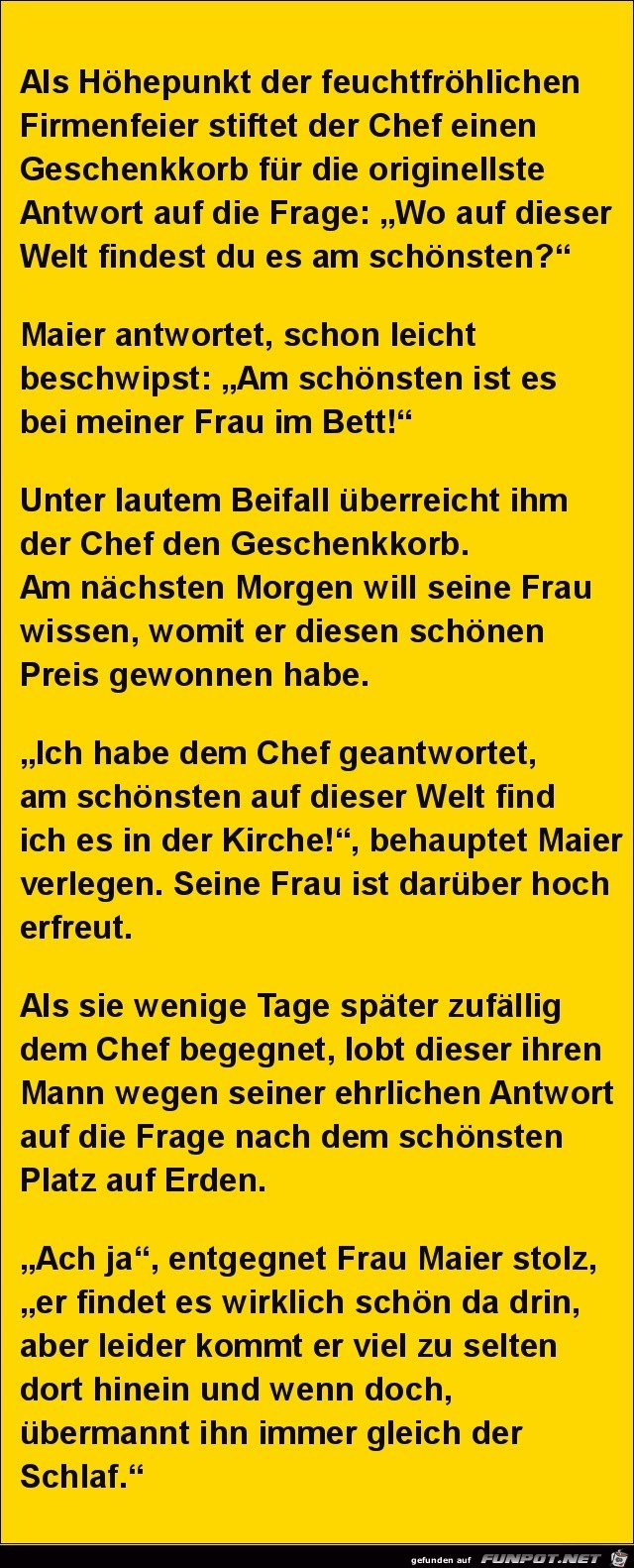 die Firmenfeier.... die Firmenfeier....