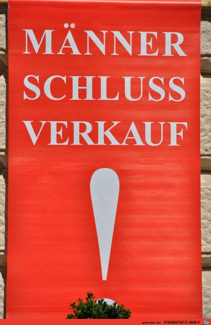Schlussverkauf Schlussverkauf