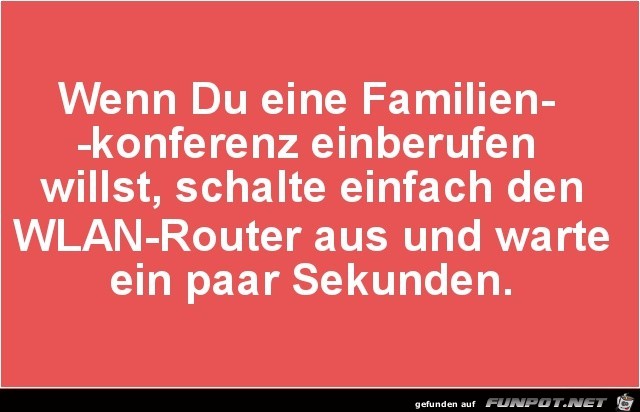 WLAN-Router ausschalten..... WLAN-Router ausschalten.....