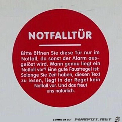 Notfalltr