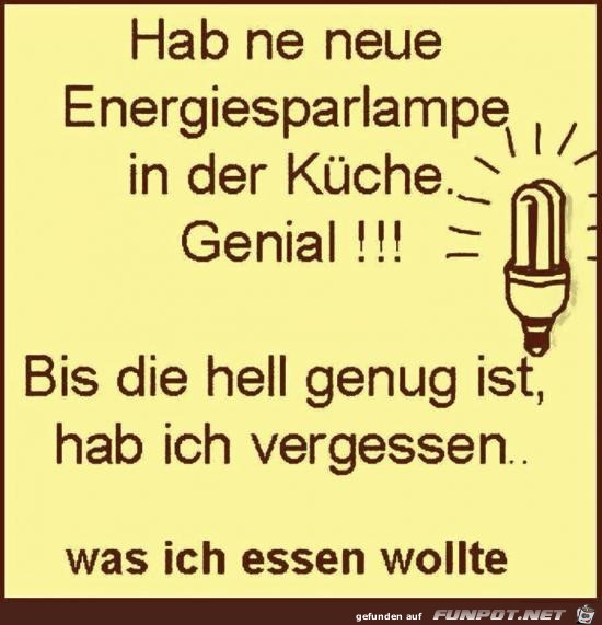 Energiesparlampe.....