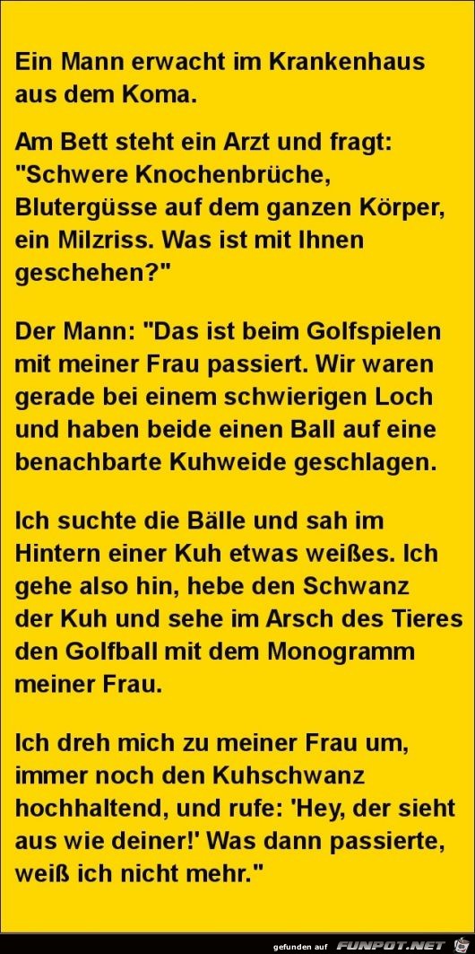 ein Mann erwacht im Krankenhaus..... ein Mann erwacht im Krankenhaus.....