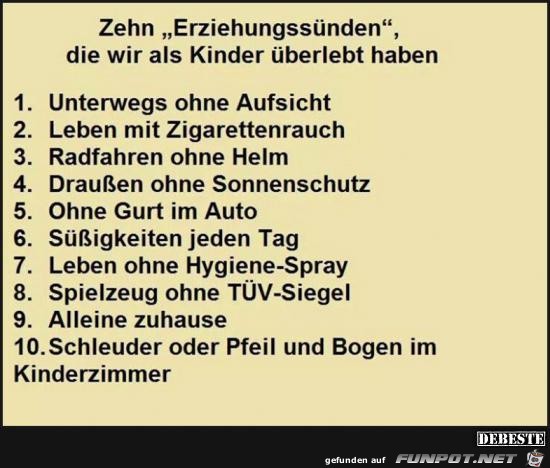 zehn Erzieungssuenden die wir.... zehn Erzieungssuenden die wir....
