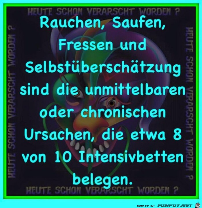 Rauchen Saufen Fressen