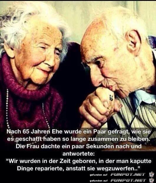 65 Jahre Ehe....