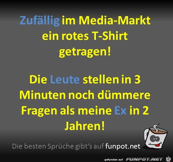 Rotes T-Shirt Rotes T-Shirt
