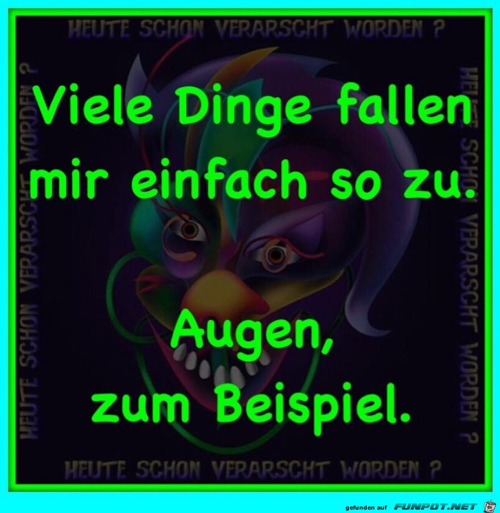 Viele Dinge fallen einfach