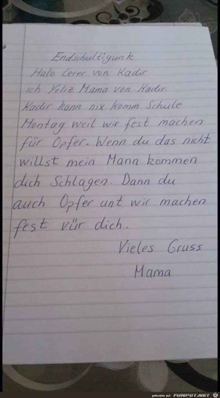 Fest für Opfer Fest für Opfer