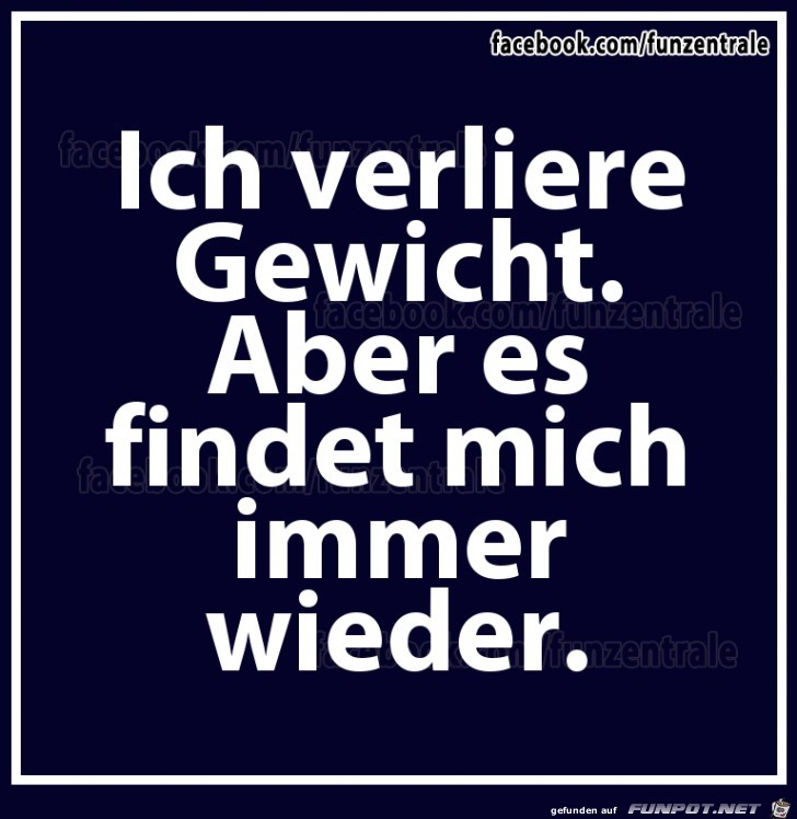 Ich verliere Gewicht Ich verliere Gewicht