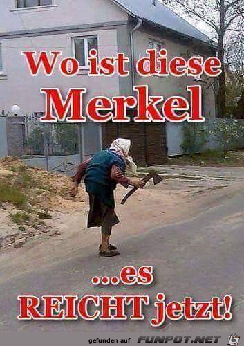 Wo ist die Merkel?