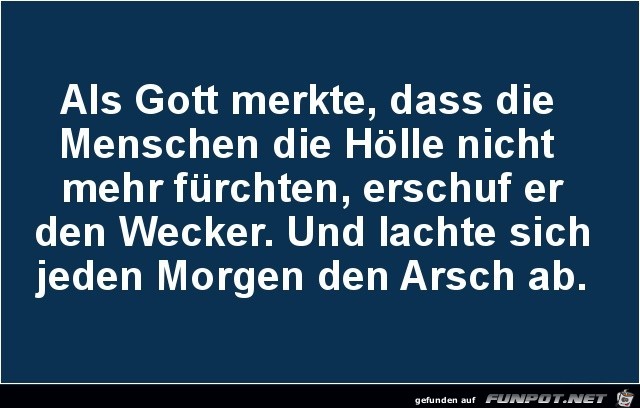 als Gott merkte.... als Gott merkte....