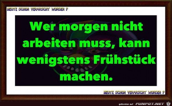 Fruehstueck machen Fruehstueck machen
