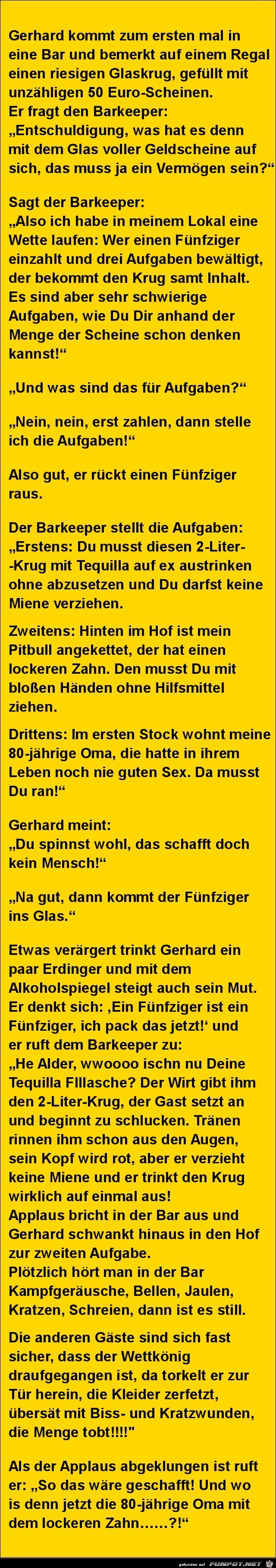 der Glaskrug.....