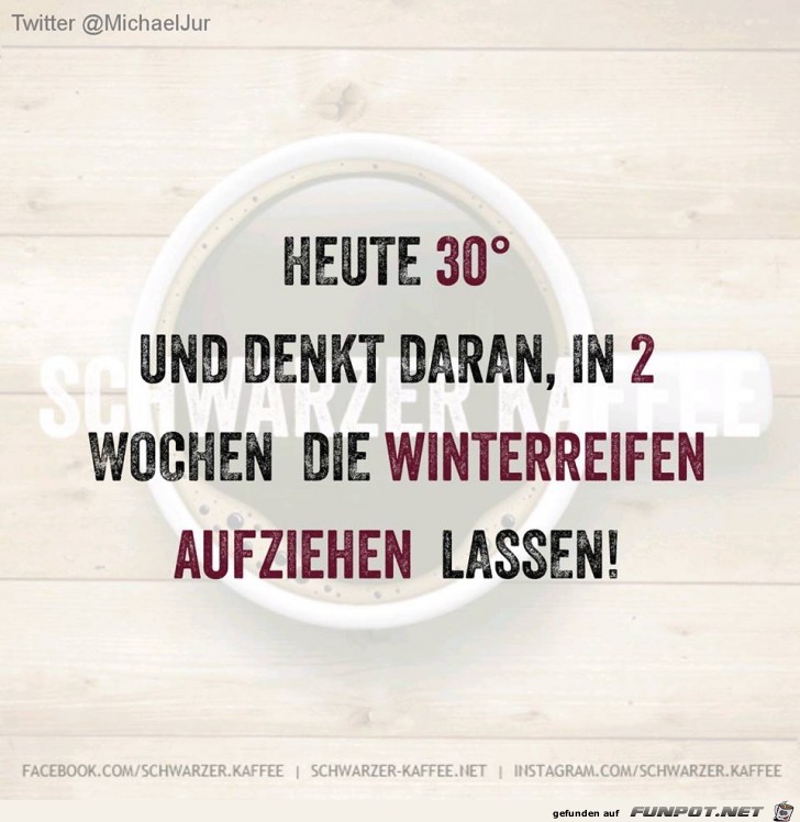 Denkt daran in 2 Wochen Denkt daran in 2 Wochen