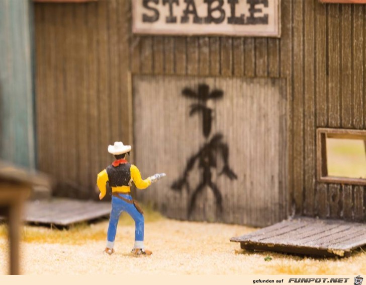 Lucky Luke im Miniatur-Wunderland