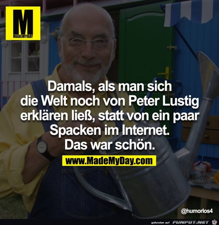 Damals mit Peter Lustig Damals mit Peter Lustig