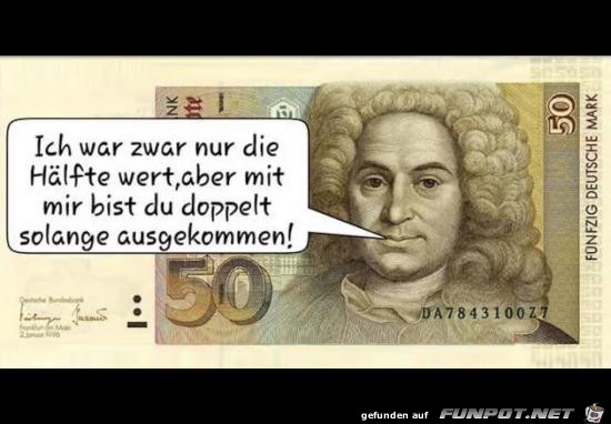 nur die Hlfte wert.....