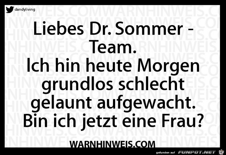 Liebes Dr. Sommer-Team