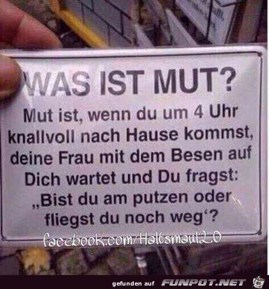 Was ist Mut