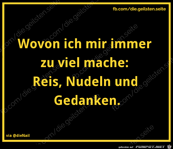 zu viel zu viel