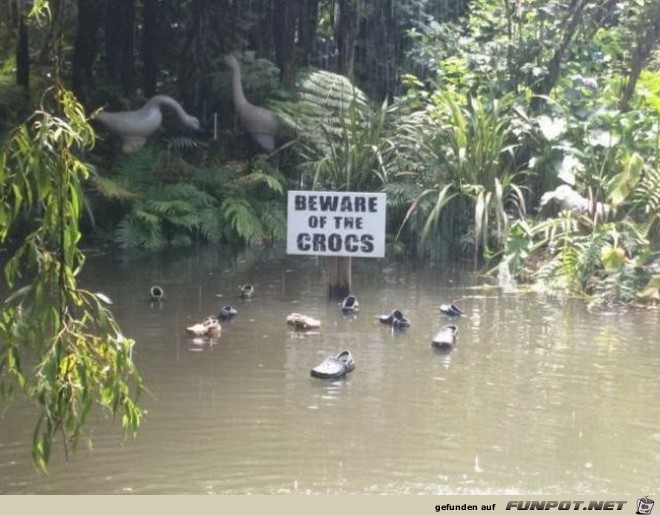 Vorsicht Crocs
