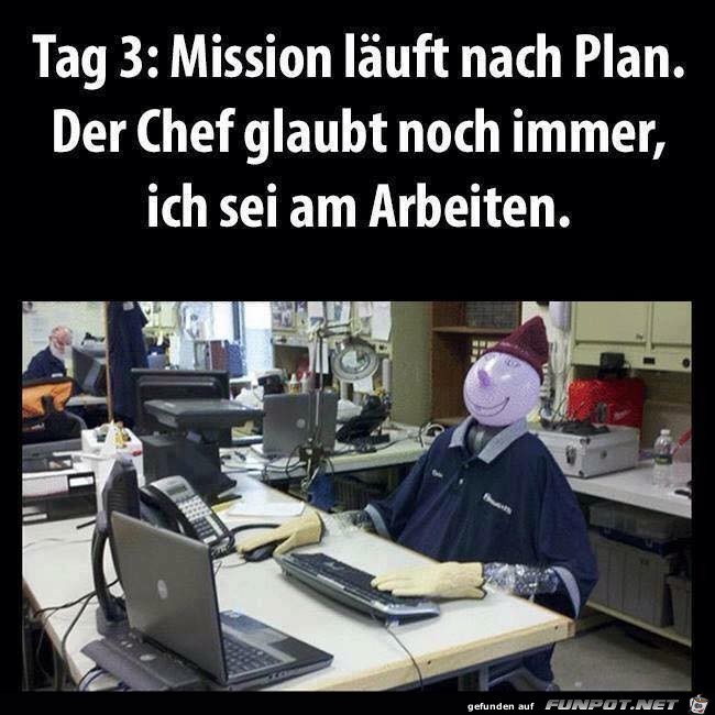 Mission laeuft nach Plan Mission laeuft nach Plan