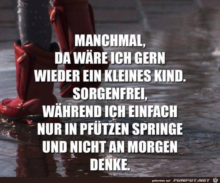 Manchmal da waere ich gern Manchmal da waere ich gern