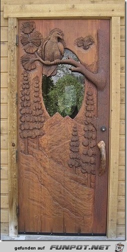 eine Haustüre eine Haustüre